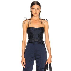 Ulla Johnson Isa Corset in Midnight
